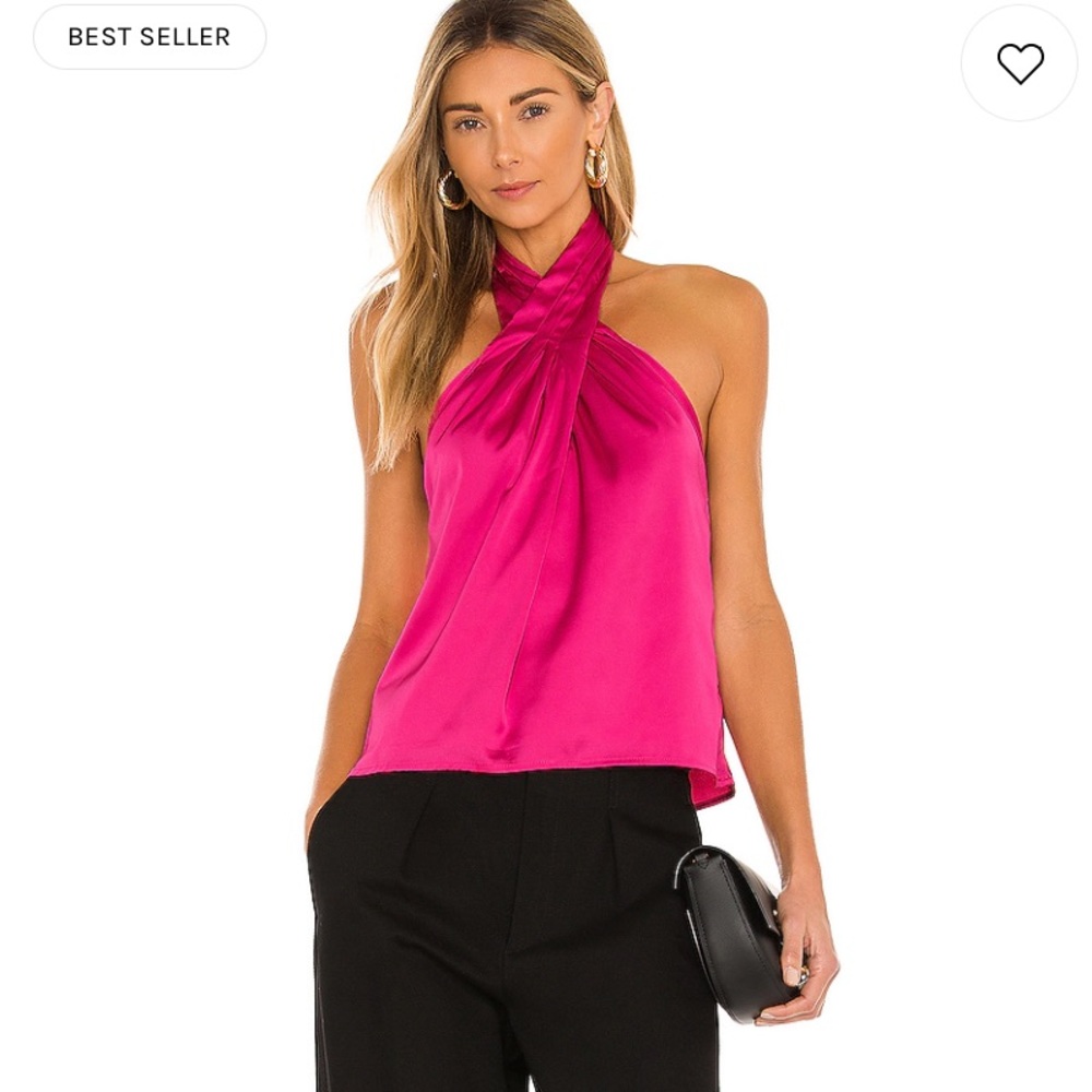 Superdown Satin halter top